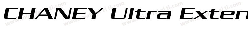 CHANEY Ultra Extended字体转换